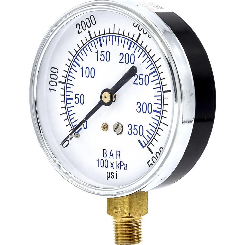 Pressure Gauges; Gauge Type: Utility Gauge ; Scale Type: Dual ; Accuracy (%): 3-2-3% ; Dial Type: Analog ; Thread Type: 1/4