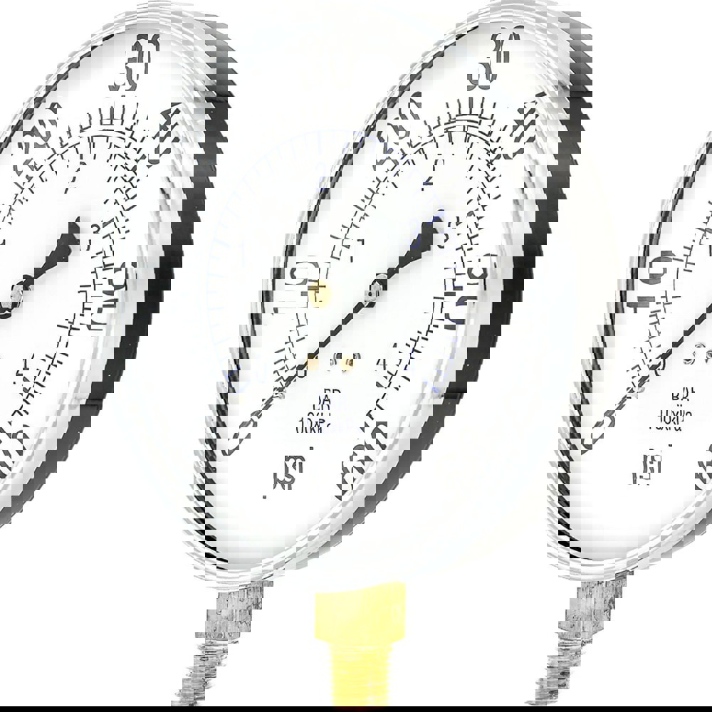 Pressure Gauges; Gauge Type: Utility Gauge ; Scale Type: Dual ; Accuracy (%): 3-2-3% ; Dial Type: Analog ; Thread Type: 1/4