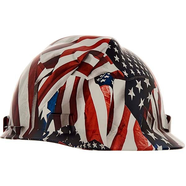 Hard Hat: Impact Resistant, Slotted Cap, Type 1, Class E, 4-Point Suspension