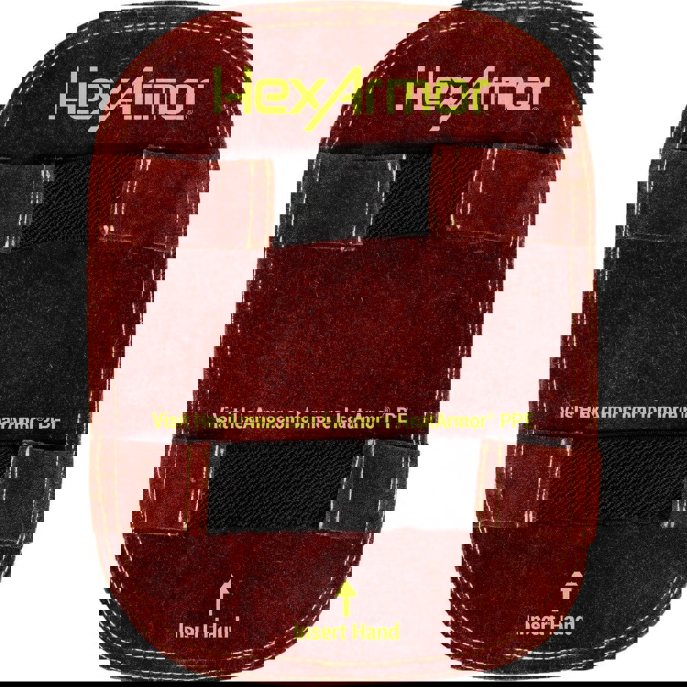 Welding, Heat & FR Aluminized Sleeve: Size Universal, Leather, Brown & Silver