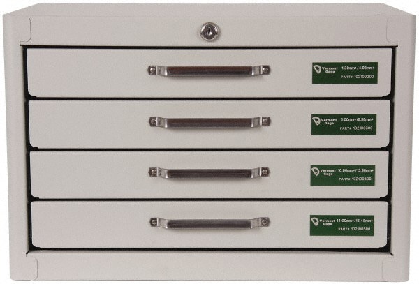Class ZZ Plug Gage Set: 1.3 to 16.48 mm Range, 760 Pc