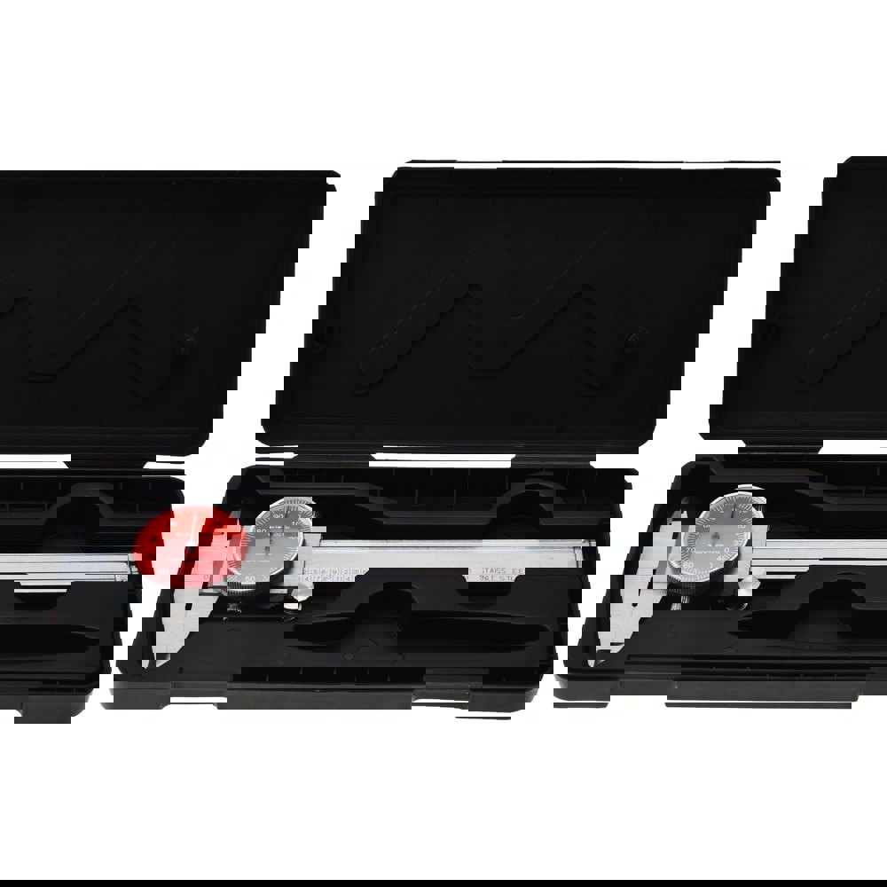 Dial Caliper: 6'' Range, 0.001'' Graduation, 0.1'' per Revolution