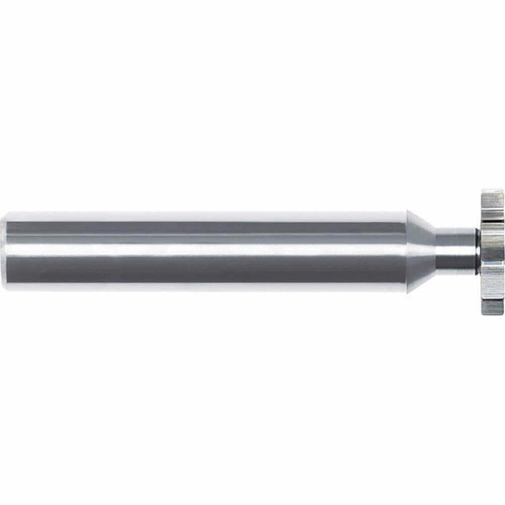 Woodruff/Keyseat Cutters; Connection Type: Shank ; Cutter Material: Solid Carbide ; Cutter Diameter (Inch): 5/8 ; Cutter Diameter (Decimal Inch): 0.6250 ; Tooth Configuration: Straight ; Cutting Width (Inch): 3/32