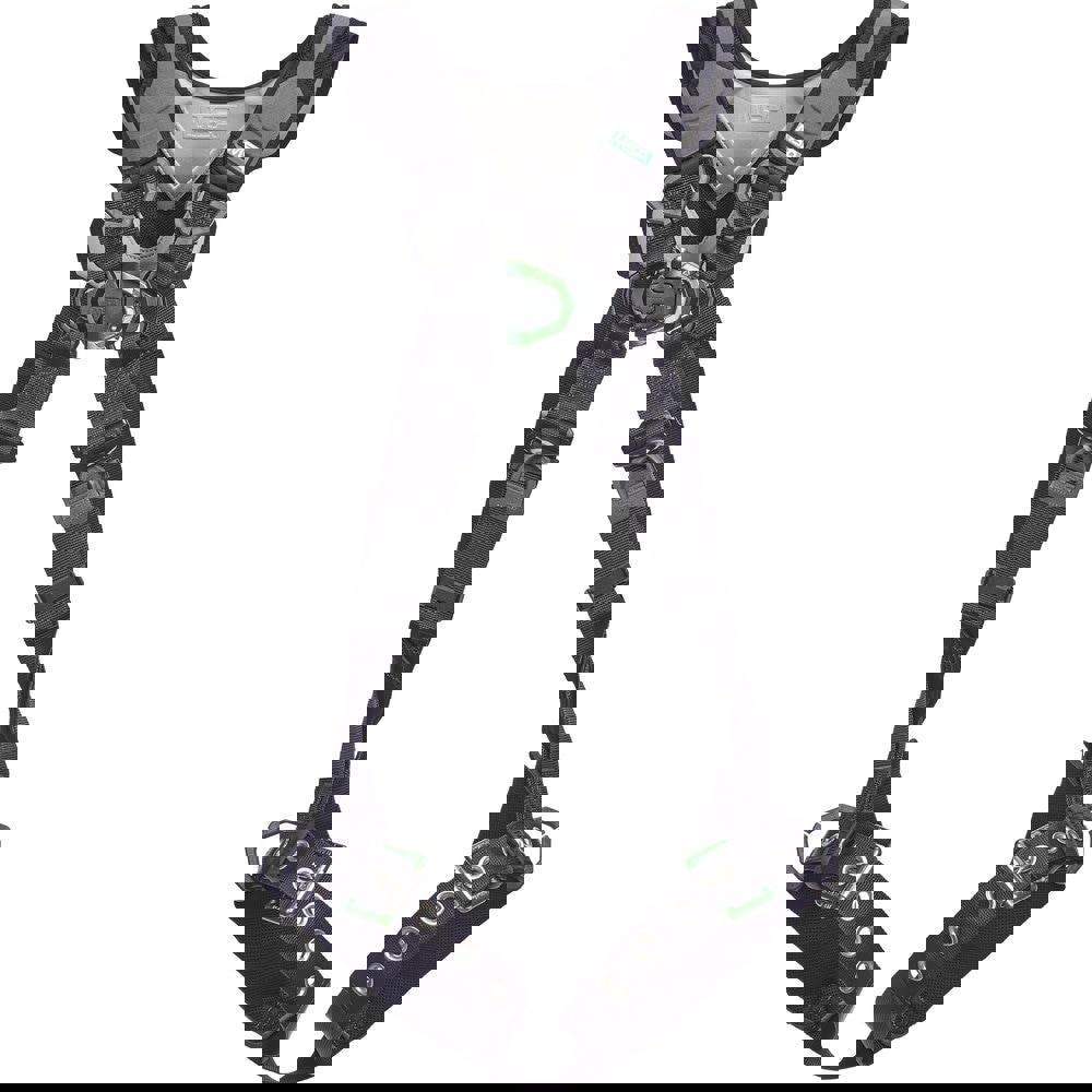 Harnesses; Harness Protection Type: Personal Fall Protection ; Type: Full Body ; Harness Application: Confined Space; General Industry; General Purpose ; Size: 2X-Large ; Number of D-Rings: 2 ; D Ring Location: Back; Front