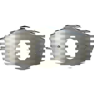 3-3/4 1HDL SS REP PLT W/ MTG HDWR