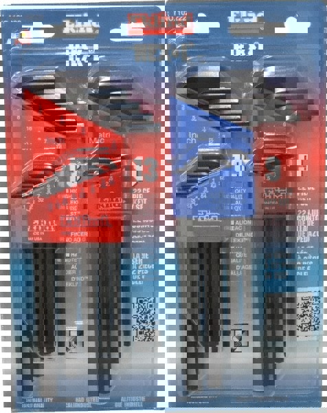 22 Piece L-Key Hex Key Set