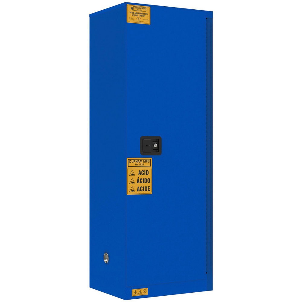 Storage Cabinets; Cabinet Type: Corrosive Storage Cabinet ; Cabinet Material: Steel ; Width (Inch): 23-5/16 ; Depth (Inch): 18-1/8 ; Cabinet Door Style: Standard ; Height (Inch): 65