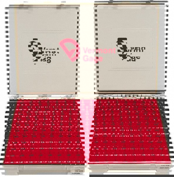 Class ZZ Plug Gage Set: 1.31 to 4.99 mm Range, 185 Pc