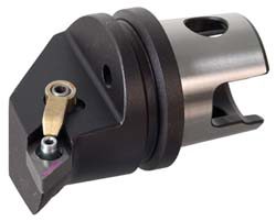 Modular Turning & Profiling Head: Size KM32, 35 mm Head Length, External, Left Hand