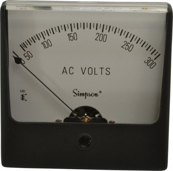 Analog, AC Voltmeter, Panel Meter