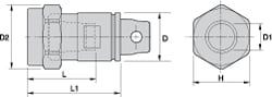 Collet Chuck: 0.0781 to 1