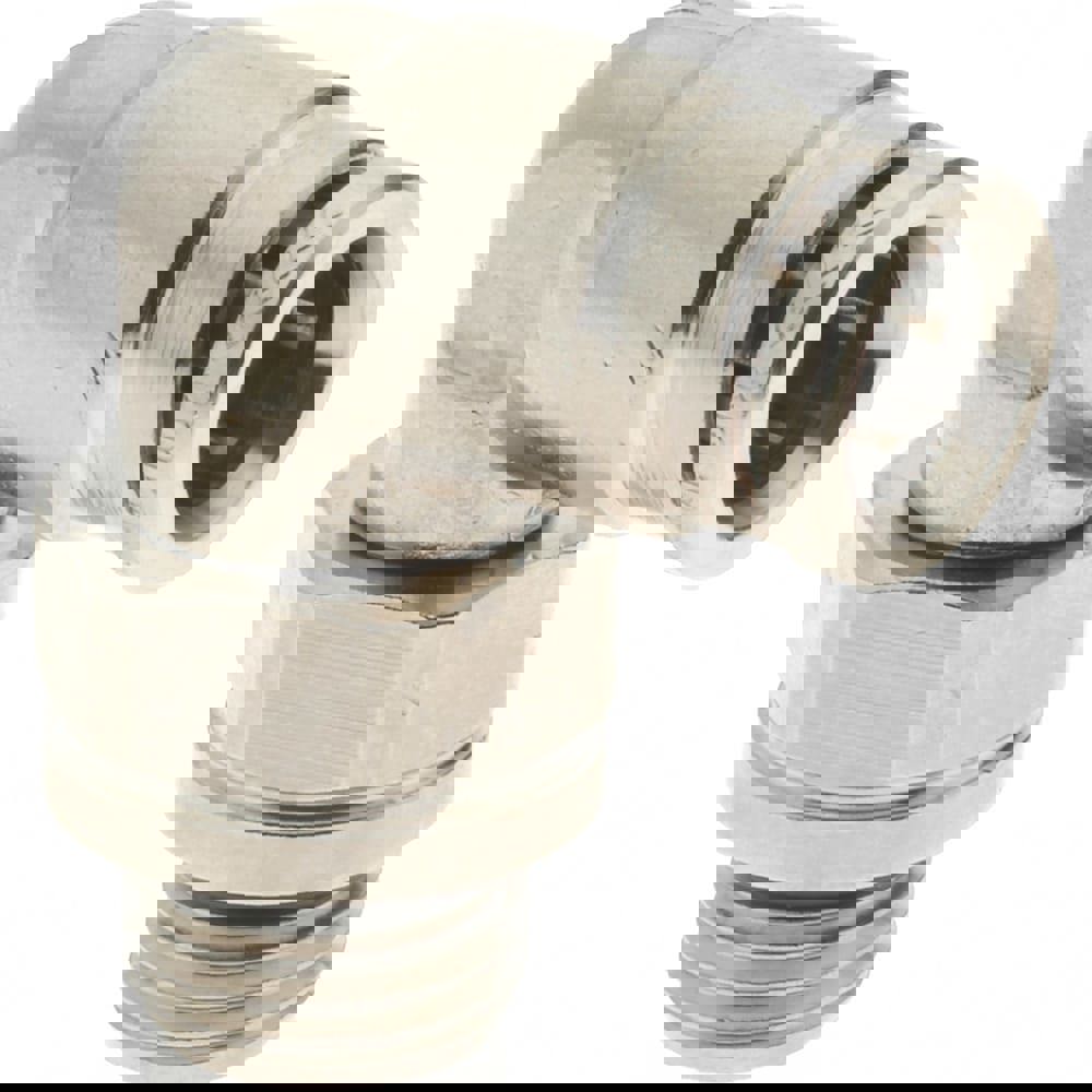 Push-To-Connect Tube to Male & Tube to Male BSPP Tube Fitting: 90 &deg; Swivel Elbow Adapter, 1/4