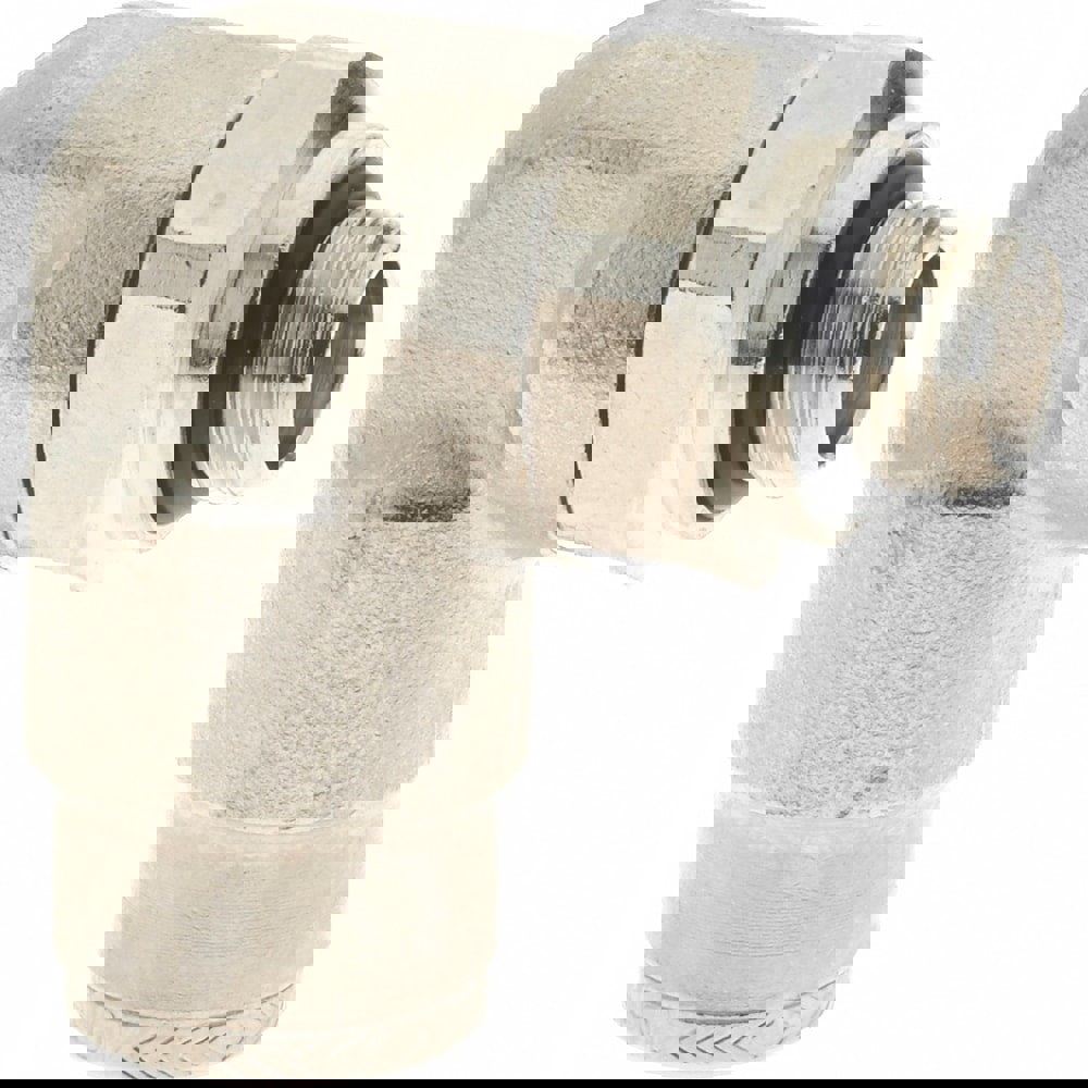 Push-To-Connect Tube to Male & Tube to Male BSPP Tube Fitting: 90 &deg; Swivel Elbow Adapter, 1/8