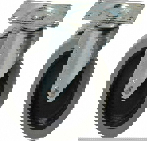 Swivel Top Plate Caster: Polyurethane, 4