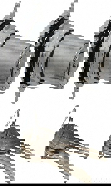 Selector Switch Only: 2 Positions, Maintained (MA), Silver Key