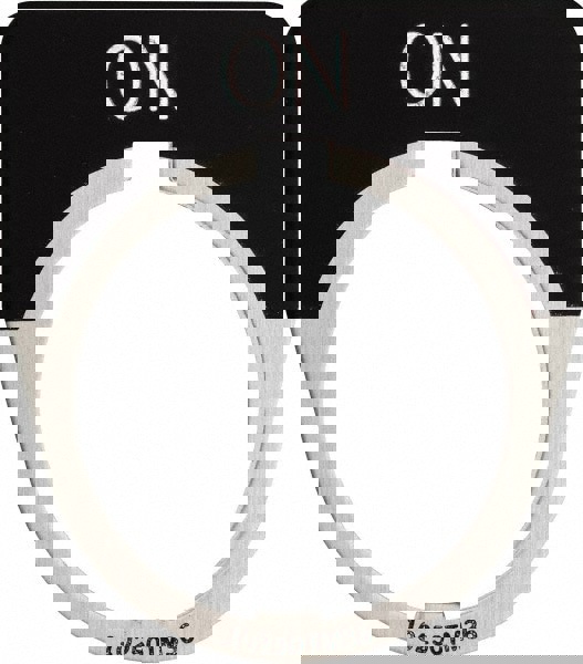 Half Round, Legend Plate - On