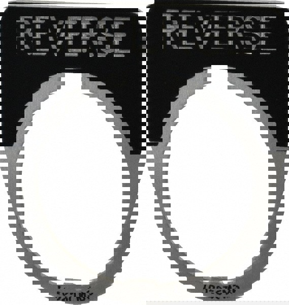 Half Round, Legend Plate - Reverse