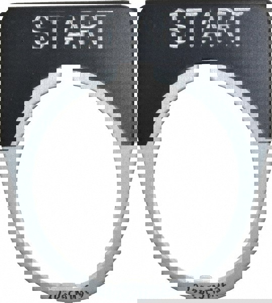 Half Round, Legend Plate - Start