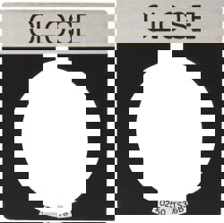 Square, Legend Plate - Close