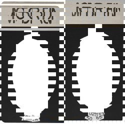 Square, Legend Plate - Motor Run