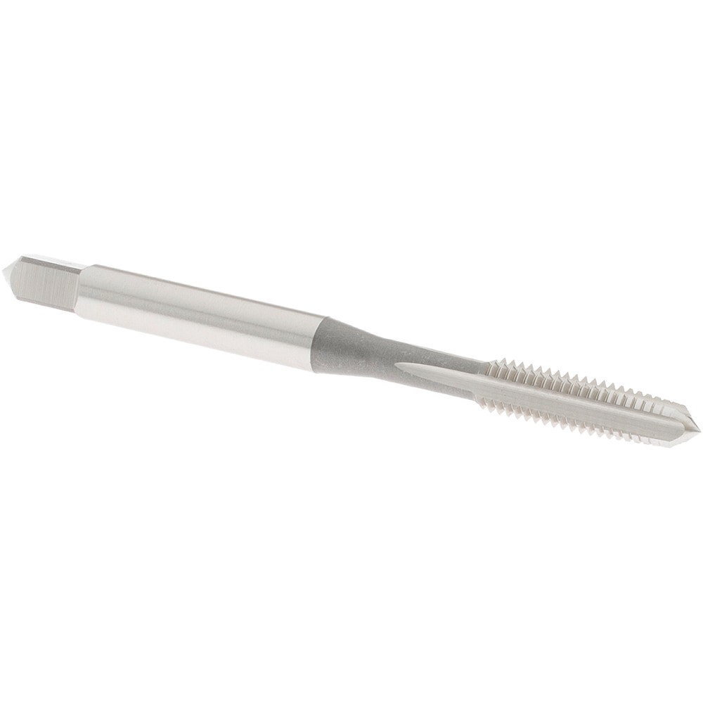Straight Flute Tap: #10-32 UNF, 4 Flute, Taper Chamfer, 2B Class of Fit, High-Speed Steel, Bright/Uncoated Finish