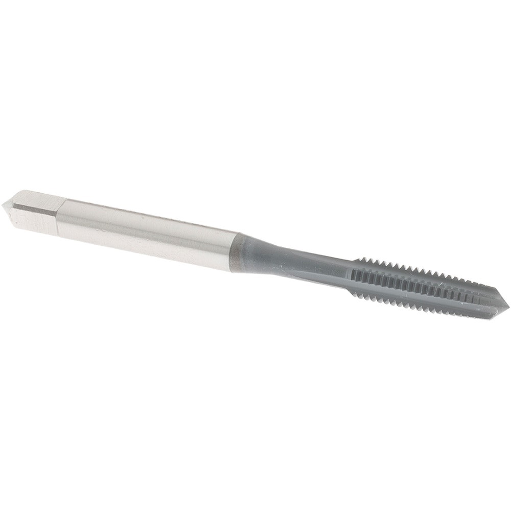 Straight Flute Tap: #10-32 UNF, 4 Flute, Taper Chamfer, 2B Class of Fit, High-Speed Steel
