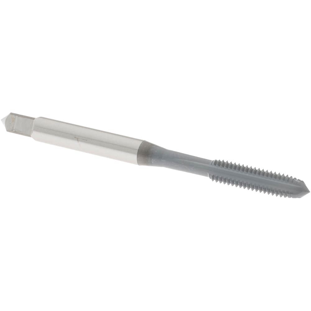 Straight Flute Tap: #10-32 UNF, 4 Flute, Plug Chamfer, 2B Class of Fit, High-Speed Steel