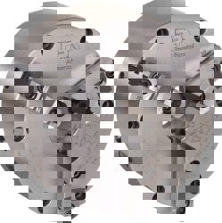 Self-Centering Manual Lathe Chuck: 3-Jaw, 10