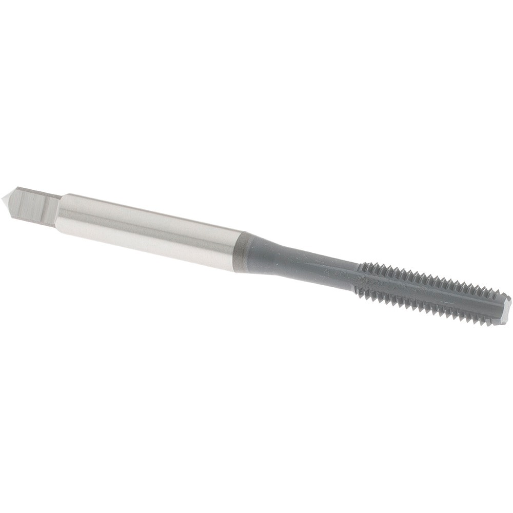 Straight Flute Tap: #10-32 UNF, 4 Flute, Bottoming Chamfer, 2B Class of Fit, High-Speed Steel