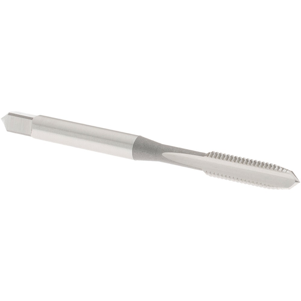 Straight Flute Tap: #10-32 UNF, 2 Flute, Plug Chamfer, High-Speed Steel, Bright/Uncoated Finish