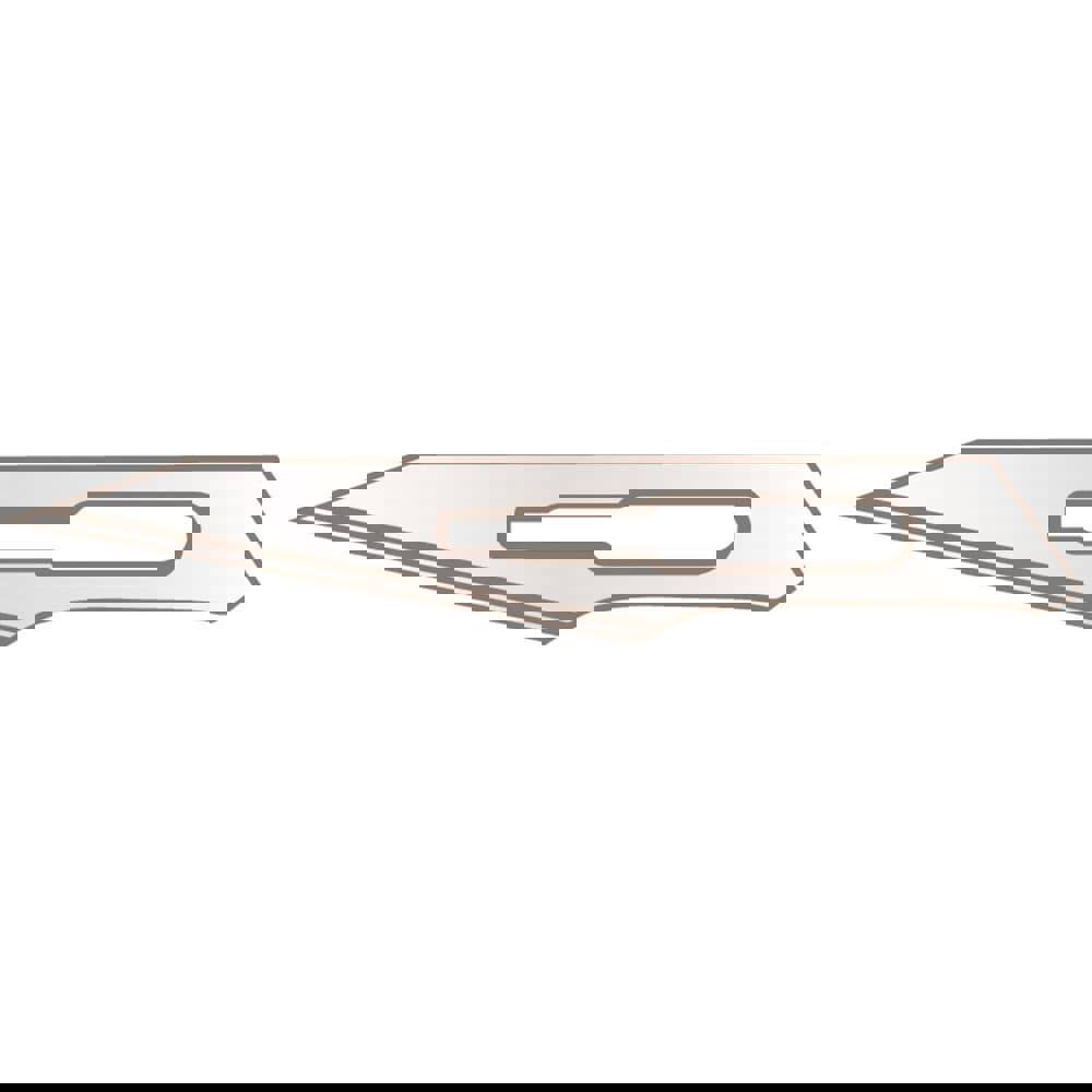 Knife Blades; Blade Type: Scalpel ; Blade Material: Steel ; Blade Point Type: Sharp ; Blade Edge Type: Curved ; Blade Length (mm): 57.0000 ; Blade Length (Decimal Inch): 2.2441