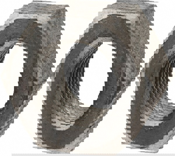 Hex Nut: 1-1/4 - 7, Grade 2 Steel, Uncoated