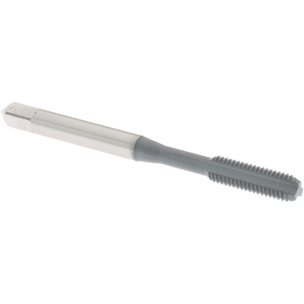 Straight Flute Tap: #10-32 UNF, 3 Flute, Bottoming Chamfer, High-Speed Steel