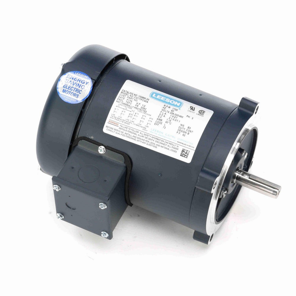 Squirrel Cage Induction Run AC Motor: TEFC Enclosure