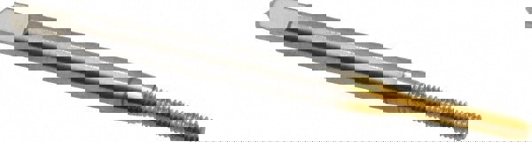 Thread Forming Tap: #2-56 UNC, Bottoming, High Speed Steel, TiN Coated