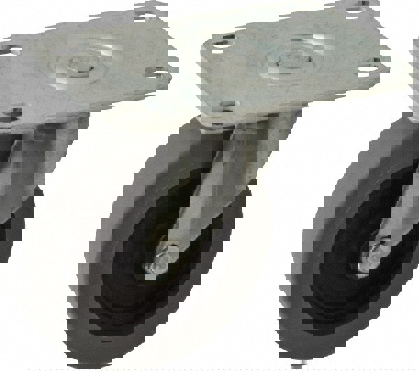 Swivel Top Plate Caster: Polyurethane, 3