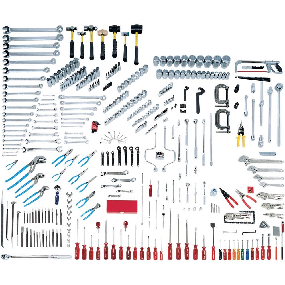 Combination Hand Tool Sets; Set Type: Mega Master Tool Set ; Number Of Pieces: 425 ; Measurement Type: Inch ; Tool Finish: Chrome-Plated