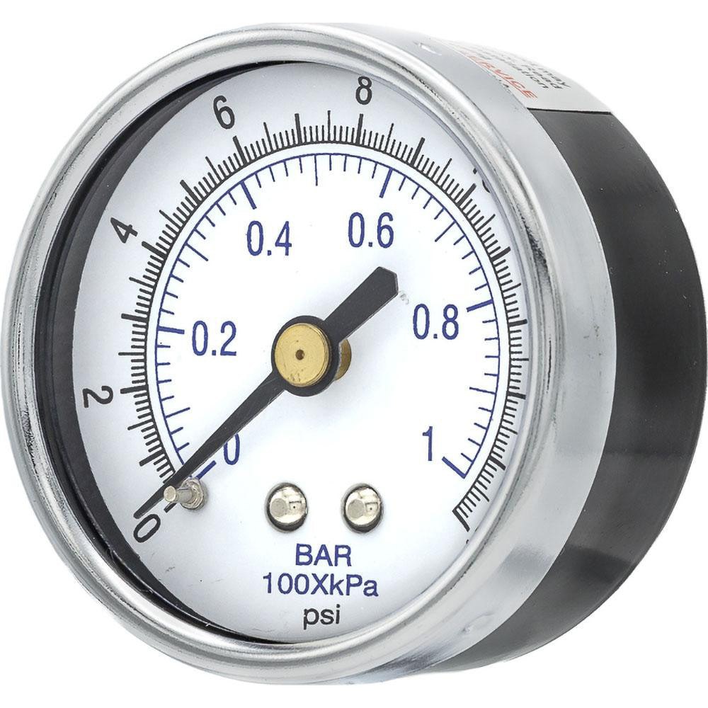 Pressure Gauges; Gauge Type: Utility Gauge ; Scale Type: Dual ; Accuracy (%): 3-2-3% ; Dial Type: Analog ; Thread Type: 1/4
