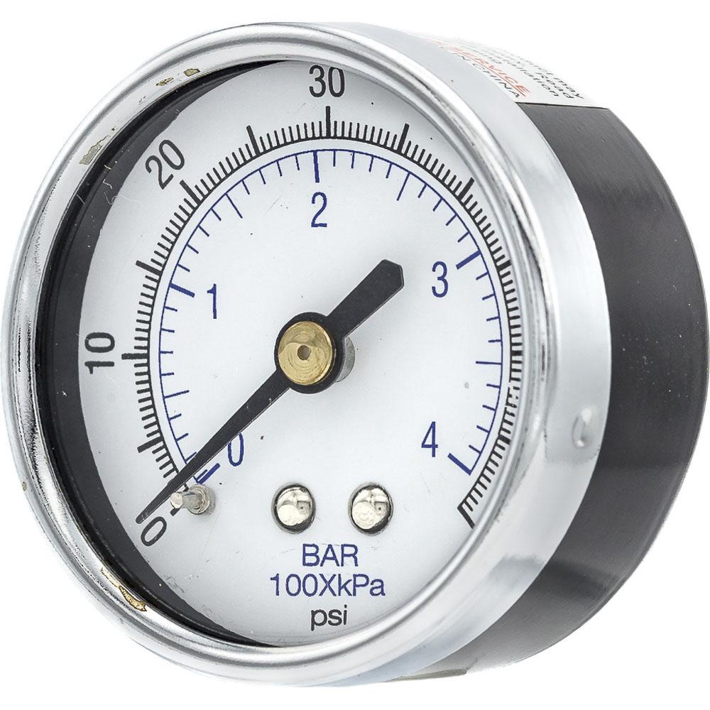 Pressure Gauges; Gauge Type: Utility Gauge ; Scale Type: Dual ; Accuracy (%): 3-2-3% ; Dial Type: Analog ; Thread Type: 1/4