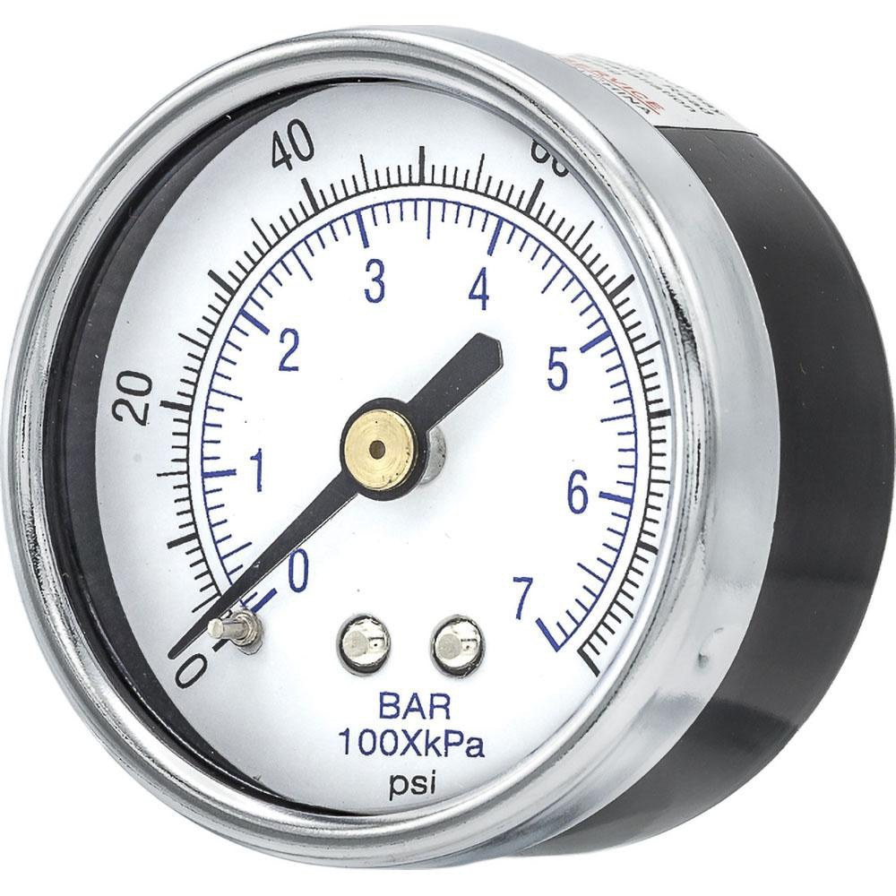 Pressure Gauges; Gauge Type: Utility Gauge ; Scale Type: Dual ; Accuracy (%): 3-2-3% ; Dial Type: Analog ; Thread Type: 1/4