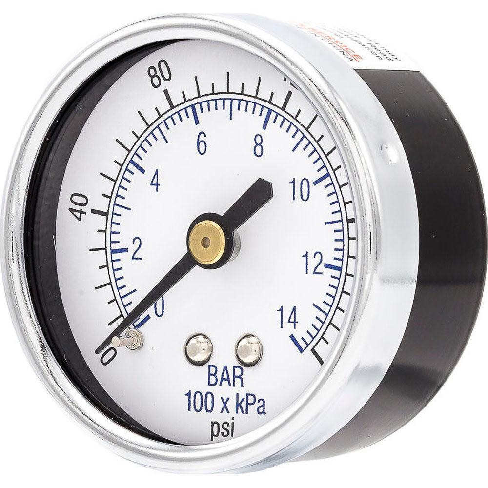 Pressure Gauges; Gauge Type: Utility Gauge ; Scale Type: Dual ; Accuracy (%): 3-2-3% ; Dial Type: Analog ; Thread Type: 1/4