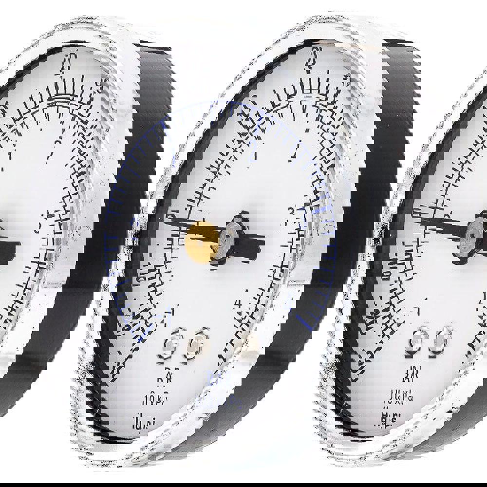 Pressure Gauges; Gauge Type: Utility Gauge ; Scale Type: Dual ; Accuracy (%): 3-2-3% ; Dial Type: Analog ; Thread Type: NPT ; Bourdon Tube Material: Bronze