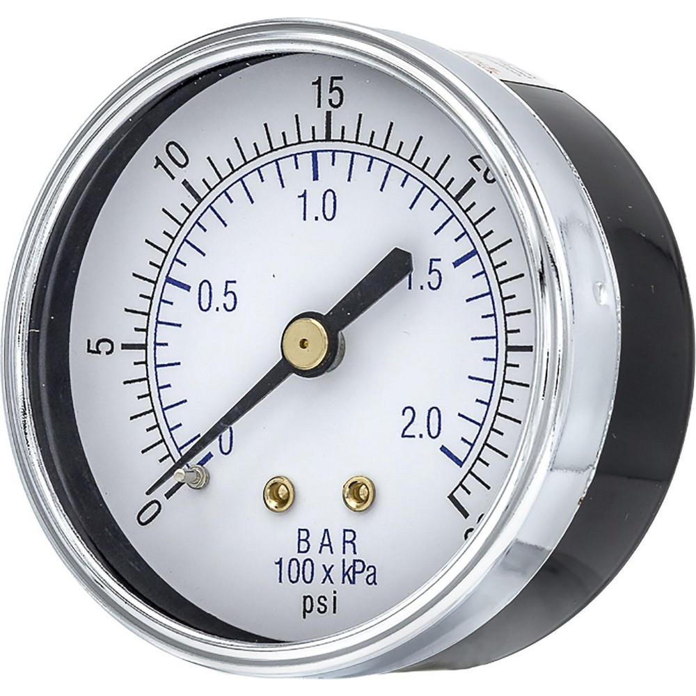 Pressure Gauges; Gauge Type: Utility Gauge ; Scale Type: Dual ; Accuracy (%): 3-2-3% ; Dial Type: Analog ; Thread Type: 1/4