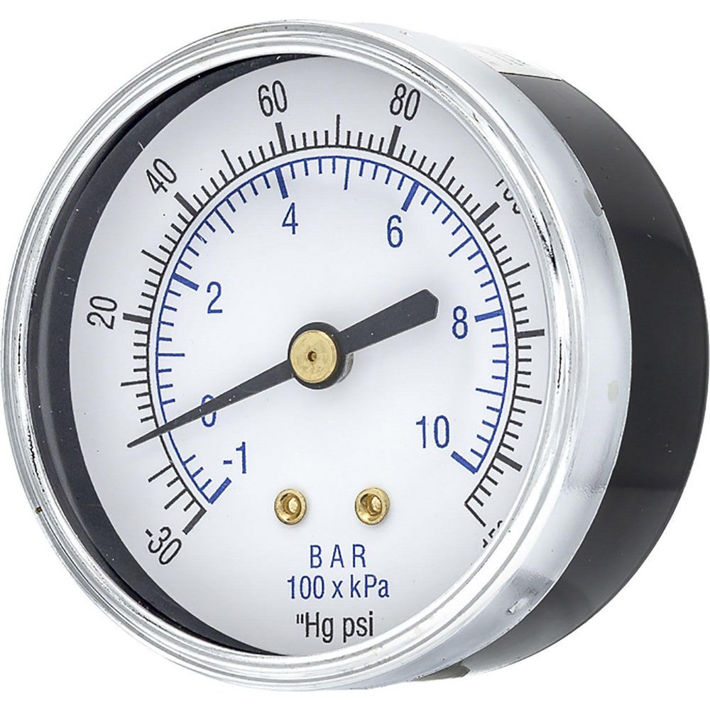 Pressure Gauges; Gauge Type: Utility Gauge ; Scale Type: Dual ; Accuracy (%): 3-2-3% ; Dial Type: Analog ; Thread Type: 1/4