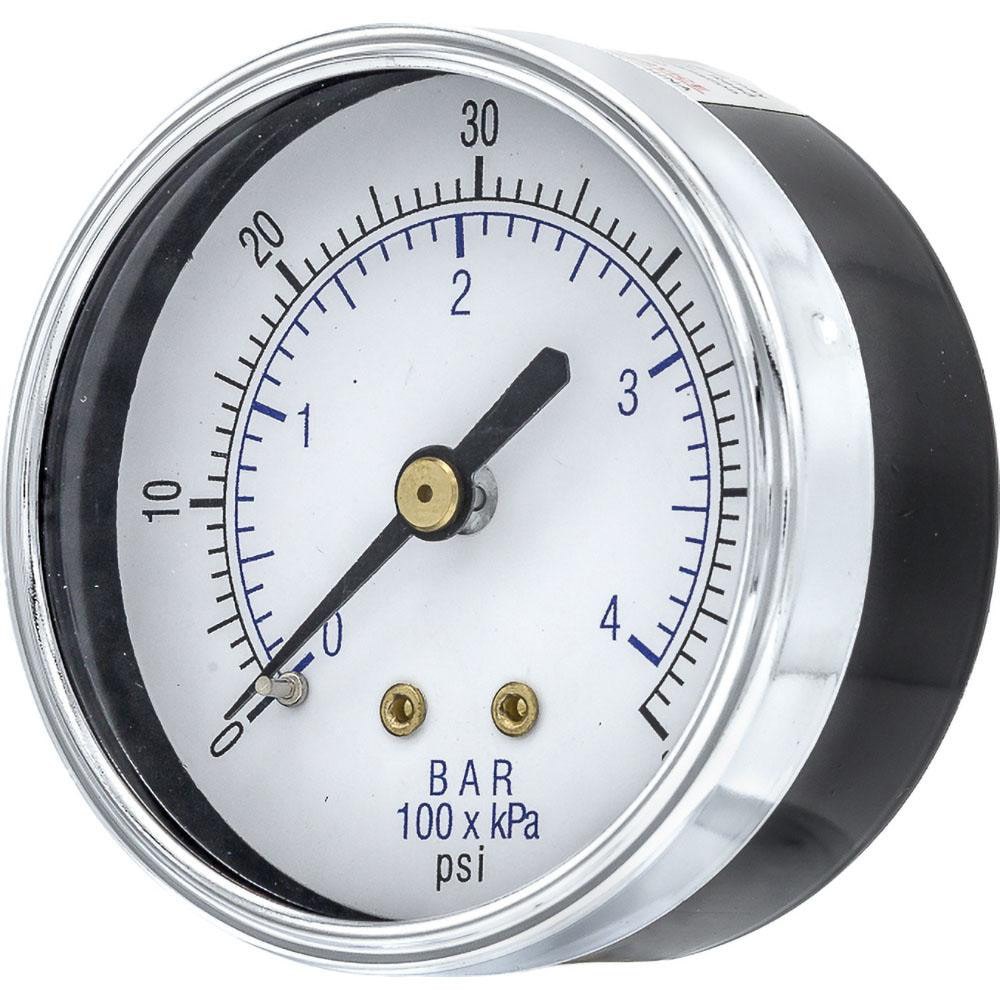 Pressure Gauges; Gauge Type: Utility Gauge ; Scale Type: Dual ; Accuracy (%): 3-2-3% ; Dial Type: Analog ; Thread Type: 1/4