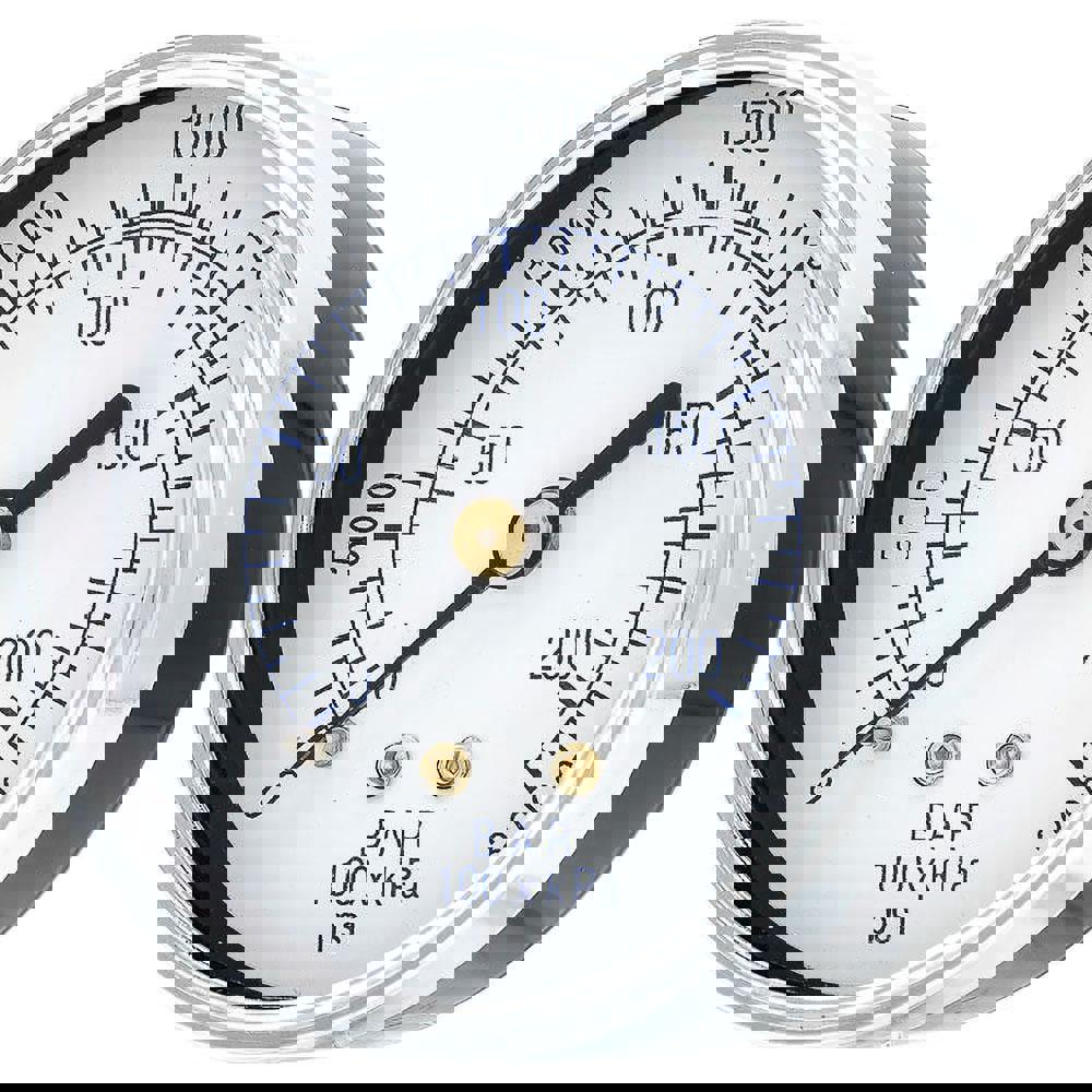 Pressure Gauges; Gauge Type: Utility Gauge ; Scale Type: Dual ; Accuracy (%): 3-2-3% ; Dial Type: Analog ; Thread Type: 1/4