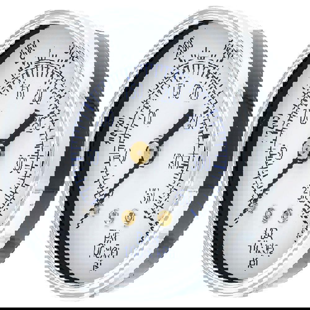 Pressure Gauges; Gauge Type: Utility Gauge ; Scale Type: Dual ; Accuracy (%): 3-2-3% ; Dial Type: Analog ; Thread Type: 1/4