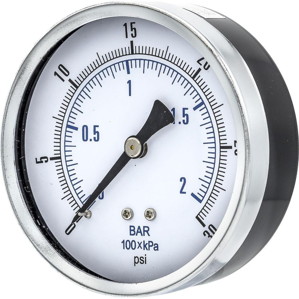 Pressure Gauges; Gauge Type: Utility Gauge ; Scale Type: Dual ; Accuracy (%): 3-2-3% ; Dial Type: Analog ; Thread Type: 1/4