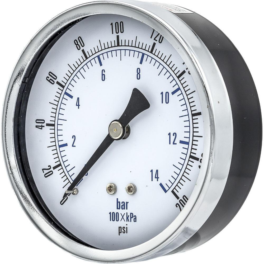 Pressure Gauges; Gauge Type: Utility Gauge ; Scale Type: Dual ; Accuracy (%): 3-2-3% ; Dial Type: Analog ; Thread Type: 1/4