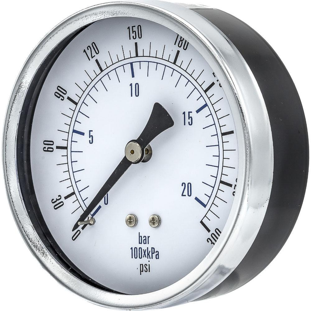 Pressure Gauges; Gauge Type: Utility Gauge ; Scale Type: Dual ; Accuracy (%): 3-2-3% ; Dial Type: Analog ; Thread Type: 1/4